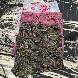 Lot of 3 LulaRoe TC leggings